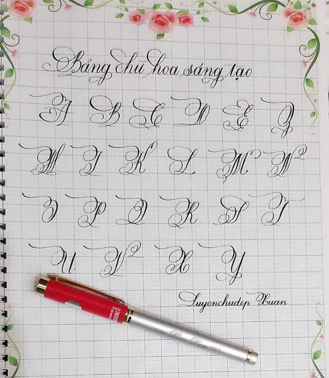 Những Mẫu Chữ Hoa Sáng Tạo