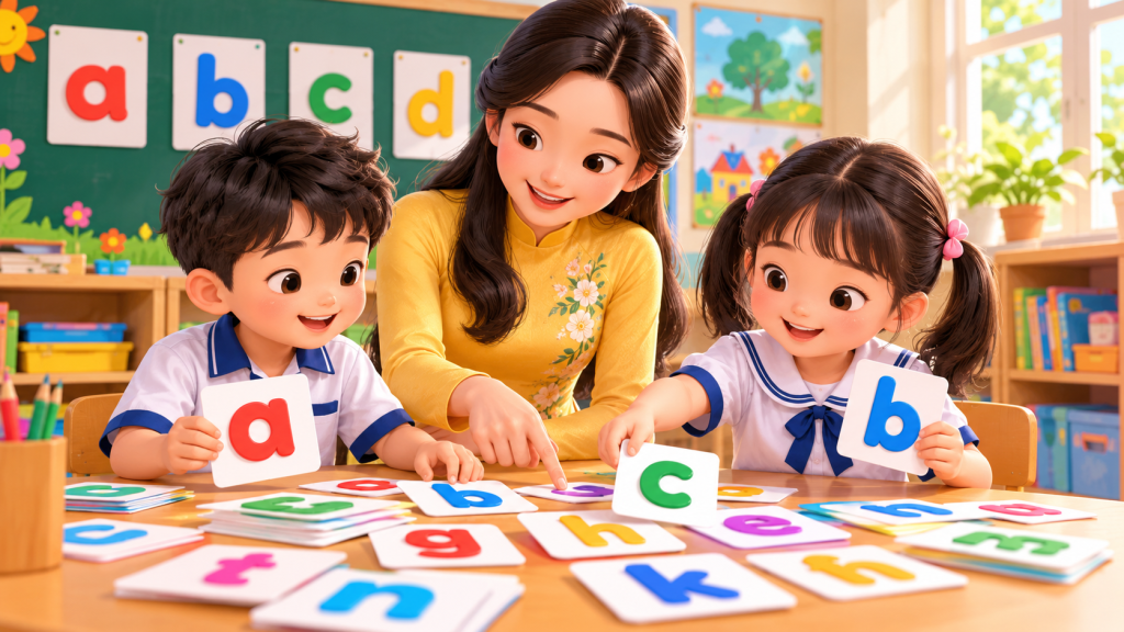 Bài giảng làm quen chữ cái lớp 1