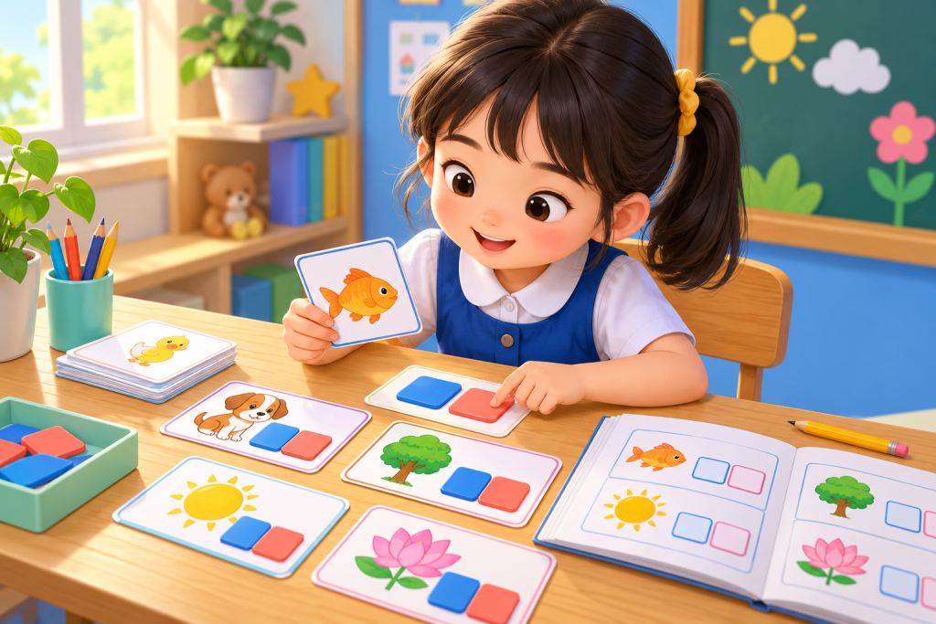 Phiếu bài tập âm và vần lớp 1