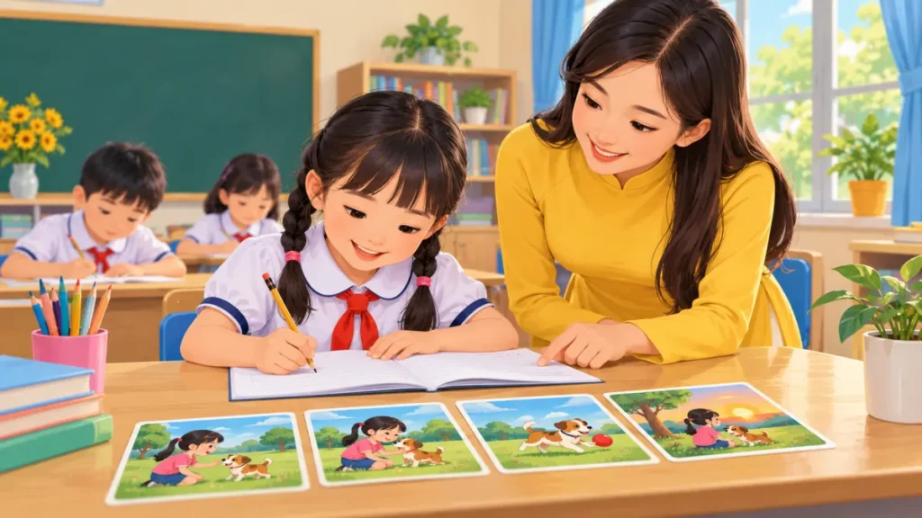 Bài tập viết đoạn văn ngắn lớp 2