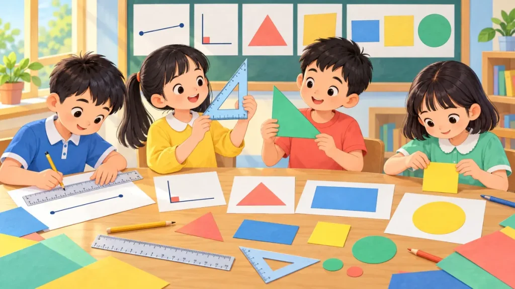 Bài tập hình học lớp 3
