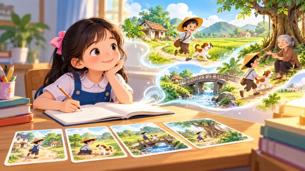 Bài tập viết bài văn kể chuyện lớp 4