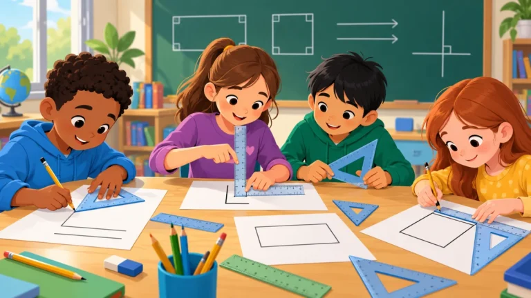 Bài tập hình học lớp 4