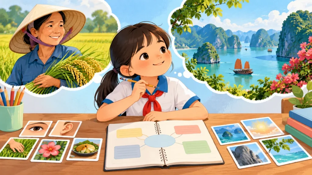 Bài tập viết bài văn tả người, tả phong cảnh lớp 5