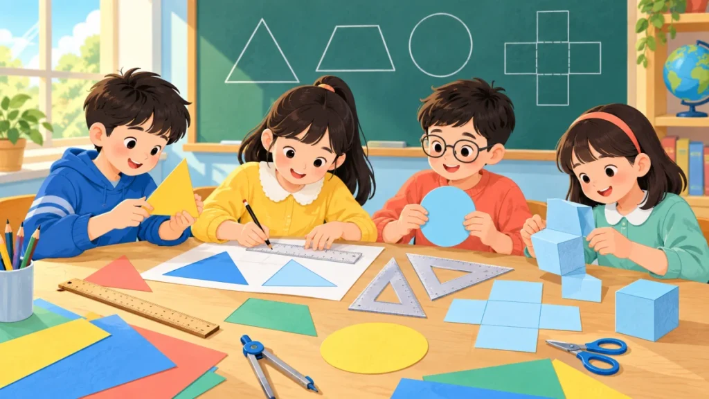 Bài tập hình học lớp 5