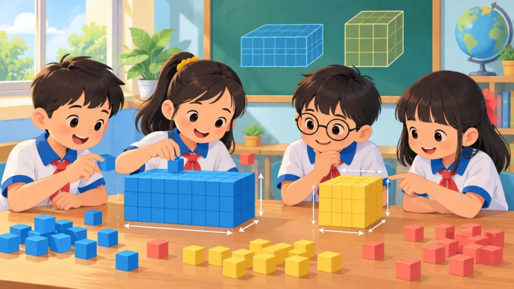 Bài tập thể tích hình hộp chữ nhật, hình lập phương
